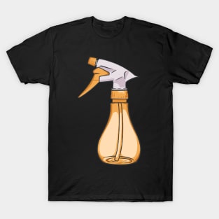 Hair Spray Bottle Hairdresser Bottle Barber T-Shirt